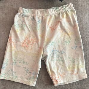 Kids Baby Yoda PJ shorts